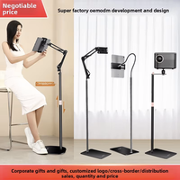 2025 nouveau support de téléphone portable télescopique de chevet réglable au sol tablette Pad diffusion en direct support bureau pour lit