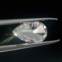Diamante cultivado en laboratorio corte elegante CVD STONE Forma de pera 1,1 quilates D color VS1 claridad con certificado IGI