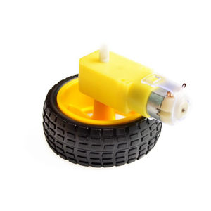 <span class=keywords><strong>Moteur</strong></span> et roue DC 3V-8V pour voiture intelligente Arduino DIY / <span class=keywords><strong>Moteur</strong></span> avec roue pour kit de voiture robot intelligente - Product Image 2