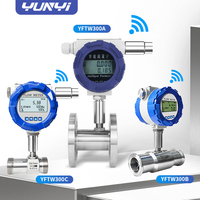Débitmètre de turbine sans fil 4G Yunyi IoT, compteur de débit de liquide en ligne pour alcool et éthanol