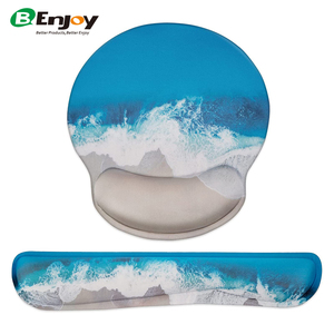 Bán buôn cổ điển không phai Bộ nhớ bọt đầy chuột <span class=keywords><strong>Pad</strong></span> với phần còn lại cổ tay tùy chỉnh thiết kế Ergonomic cao su Mousepad trong kho - Product Image 5