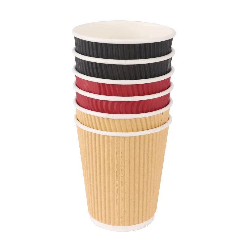 8 oz Disposable Cup White Paper Cup Coffee Tea Hot Chocolate Coffee Paper Cup Suitable for Home and Office Use