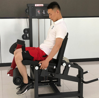 Équipement de musculation de haute qualité GC-5058 pour la musculation des jambes, machine d'extension des jambes assise et de flexion des jambes allongées