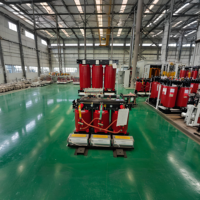 Transformateur de puissance sec à bobine ronde triphasé 3-enroulements SCB14 10 KV / 10,5 KV 400 V jusqu'à 2500 KVA 50 Hz en résine époxy