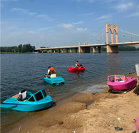 Nouvelle Arrivée Bateau Karting Jet Ski 20KW 45km/h Bateau Karting Électrique Biplace Mini Bateau Vague Rapide Équipement de Plaisir Aquatique