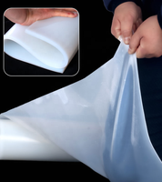 Feuille de caoutchouc de latex de silicone découpée à l'emporte-pièce en caoutchouc de silicone transparent résistant aux hautes températures