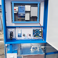 Système de production d'eau purifiée par osmose inverse en extérieur, distributeur d'eau en libre-service, centre commercial, lieux publics en extérieur