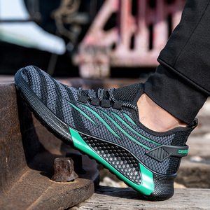 Hanagal - Zapatillas de Seguridad Personalizadas para Hombre, Antideslizantes, con Puntera de Acero, Fáciles de Poner, Ligeras y Cómodas - Product Image 1