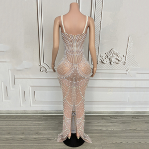 Novance Y4527新デザインファッションレディース服サイドスリットプロムドレス2025エレガントなドレス誕生日パーティー女性 - Product Image 2