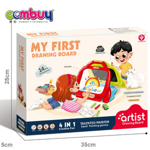 Tavolino Rocket Stand 3 con Lavagna per Disegno per Bambini - Product Image 6