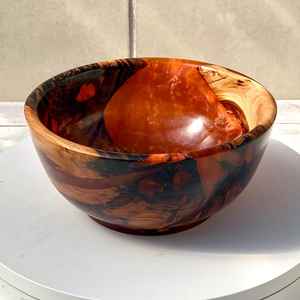 <b>Large</b> Size Wooden and Resin <b>Bowl</b> Handmade Decorative Serving <b>Bowl</b> for Kitchen Dining or Centerpiece Table Decor - Product Image 2