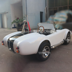 Venta Popular de Auto Deportivo Clásico Mini Eléctrico Blanco, Vehículo Turístico Retro Vintage, Auto Clásico - Product Image 6