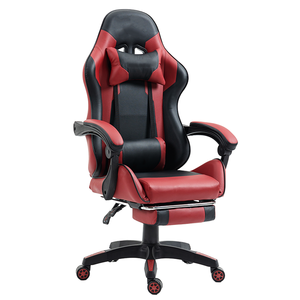 Le moins cher en gros en cuir de qualité supérieure Best Silla Rouge Noir Chaise <span class=keywords><strong>Gamer</strong></span> Expédition rapide Pro Linkage <span class=keywords><strong>Pc</strong></span> Chaise de jeu avec repose-pieds - Product Image 1