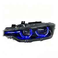SJC USA STOCK RGB LED-Scheinwerfer für BMW 3er Serie F30 F31 F35 2012-2018 Mehrfarbige DRL Tagfahrlichter Auto-Zubehör