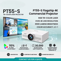 Projecteur laser triple Hisense 4K 6500 lumens DLP pour les conférences d'affaires, les réunions de bureau, l'université