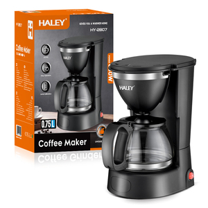 HALEY 0,75 <span class=keywords><strong>L</strong></span> <span class=keywords><strong>Cafetera</strong></span> eléctrica automática para el hogar 6 tazas Oficina y Hotel Máquina de vidrio - Product Image 2