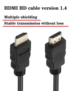 Hdmi versión 1,4 versión 2,0 Cable 3D 4K 8K UHD 18Gbps Ultra slim alta velocidad chapado en oro Cámara hdmi cable