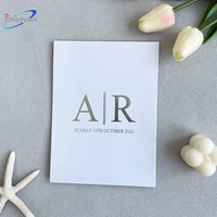 Carte de remerciement personnalisable pour événements d'entreprise, impression d'enveloppes pliées en trois pour mariage, boîte d'invitation de mariage