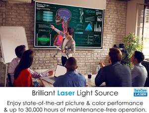 Projecteur vidéo d'entrée <span class=keywords><strong>Optoma</strong></span> ZH406ST <span class=keywords><strong>4K</strong></span> HDR, projecteur DLP à courte portée 4200lumens avec projecteur de lampe laser à haut-parleur 10W * 2 - Product Image 4