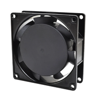 Ventilateur de refroidissement axial AC OEM 80x80x25mm à 7 pales, 110V 220V, double roulement à billes, 70000H, longue durée de vie, pour armoire industrielle
