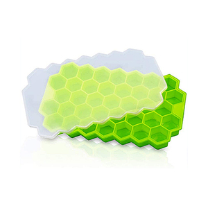 Libre de BPA apilable seguro cubo de <span class=keywords><strong>hielo</strong></span> molde de silicona ecológica fácil liberación y bandejas de cubitos de <span class=keywords><strong>hielo</strong></span> - Product Image 1