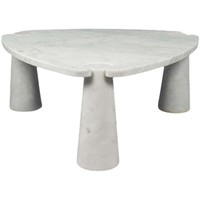 KUMUSI FURNITURE 2023 Nouveau design Table basse en pierre naturelle Tables basses triangulaires modernes et luxueuses en marbre
