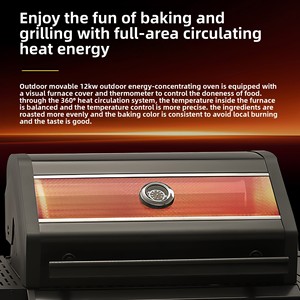 Barbecue a Gas <span class=keywords><strong>Americano</strong></span> da Esterno - 3 Bruciatori in Acciaio, Design Senza Fumo, Antiruggine, Accensione Elettronica per Ville Grandi - Product Image 5