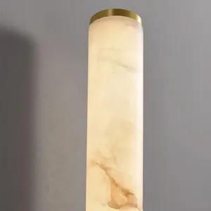Italian High-end Modern Energy Saving Copper LED <strong>Wall</strong> <strong>Light</strong> Gold Cylindrical <strong>Sconce</strong> for Hotel Parlor Dining Room Bedroom - Product Image 4