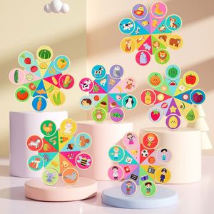 Wooden Educational <b>Puzzle</b> for Animals and Their Food Matching <b>Game</b> Kids Montessori Toy - Product Image 2