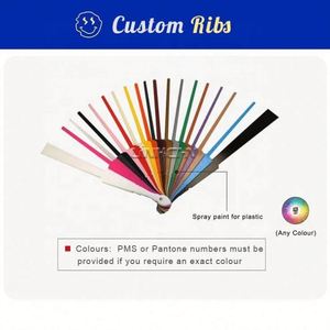 Éventail en plastique PVC personnalisé de 23 cm, en gros, avec divers styles et motifs, pour la décoration intérieure, les cadeaux d'affaires et les occasions de Pâques - Product Image 4