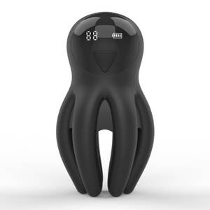 Vibrador de Garra de Pulpo Dongguan Manxi con Pantalla Digital USB, 10 Velocidades, Control Manual, Entrenador de Pene Masculino, Uso Adulto - Product Image 3