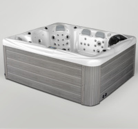 Banheira térmica de 6 a 8 pessoas, massageador hidro