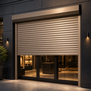 Persiana Enrollable Moderna de Aleación de Aluminio Eléctrica con 5 Años de Garantía para Edificios Comerciales, Protección de Seguridad, Resistente a la Intemperie - Product Image 3