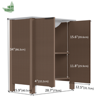 Meuble-lavabo pliable rainuré avec vasque, en stock entrepôt US, écologique, montage rapide, pour salle de bain