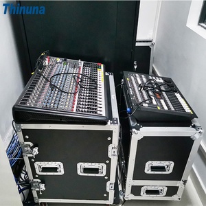 Thinuna MX-F24 Console de mixage stéréo professionnelle 24 canaux avec effets audio, USB et alimentation fantôme +48V pour scène et direct - Product Image 3