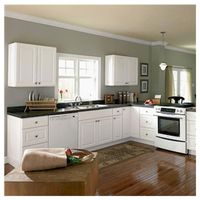 Meubles de cuisine modernes Prima, écologiques, en MDF imperméable, avec tiroirs à fermeture douce pour la maison, la villa, la cuisine