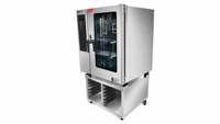 Horno Combinado Comercial de Acero Inoxidable de 380V, Horno Combinado Multiusos Comercial de 6 Bandejas con Pantalla Táctil
