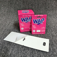 Emballage en blister en carton personnalisé pour capsules Wap, impression de cartes en papier, carte en papier suspendue, étiquette personnalisée