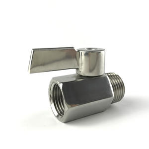 Mini Válvula de Bola de 1/2 Pulgada de Acero Inoxidable 316 para Aplicaciones de Agua de Grado Alimenticio - Product Image 3