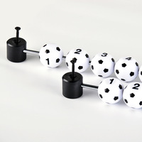 Accessoires de baby-foot haut de gamme : Système de comptage des points de baby-foot de bureau avec 1 ensemble de 2 cordes de comptage