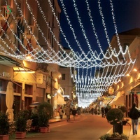 Guirlandes lumineuses décoratives d'extérieur imperméables et lumières de rideau pour les événements de mariage
