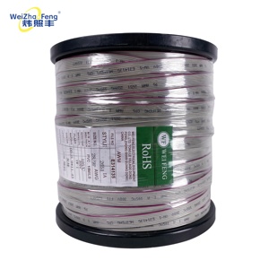 Câble plat électrique multiconducteur parallèle personnalisable UL2651, faisceau de câbles à conducteurs toronnés isolés en PVC pour applications aériennes - Product Image 5