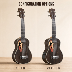 Ukulélé électrique 21/23 pouces en palissandre massif pour enfants, petite guitare, fabrication sur mesure et vente en gros - Product Image 3