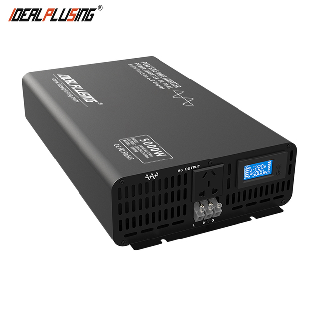 Portable Off Grid 12v 24v 36v 48v 60v 72v 84v Dc to 100v 110v 120v 220v 230v 240v Ac 5000W Power Inverter Pure Sine Wave