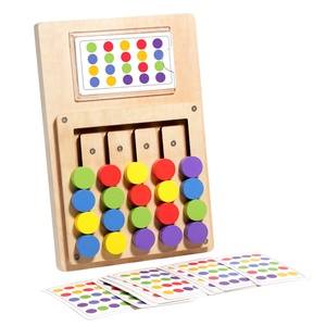 Rompecabezas Educativos para Niños, Juego de Laberinto de Combinación de Colores, Juguete de Palabras en Inglés, Entrenamiento de Pensamiento Lógico, Enseñanza y Desarrollo - Product Image 6