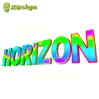 Lettres lumineuses LED personnalisées à couleur magique, certifiées CE, étanches IPx7, en acrylique, avec défilement dynamique pour décoration directionnelle