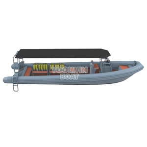 Bateau semi-rigide gonflable en aluminium de 12 m pour la garde côtière/la patrouille/la plongée en charter/le bateau de travail - Product Image 3