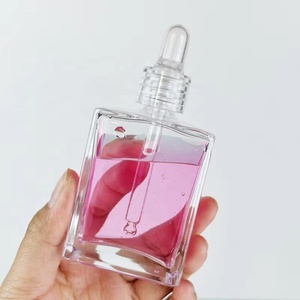 ขวดเซรั่มสำหรับผมและเครา น้ำมันหอมระเหย ขวดแก้วแบบหยดพร้อมหลอดหยด 30 มล. 50 มล. ทรงกระบอกไหล่แบน สำหรับบรรจุภัณฑ์ผลิตภัณฑ์ดูแลผิว - Product Image 1