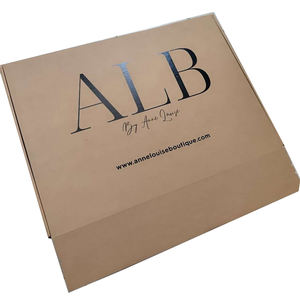 Caja de Regalo de Envío de Cartón Corrugado Personalizada, Plegable, con Tira de Desgarre, Impresa, Autosellable, con Logotipo - Product Image 3