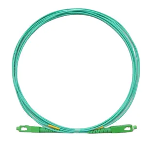 APT SM SX fiber optic patchcord fiber optic 1.6mm 3.5m simplex optic fiber patch cord aqua color sc apc G657A2